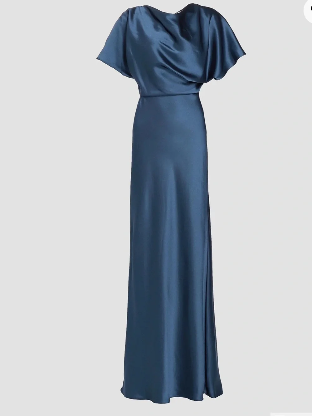 AMSALE Draped Satin Gown size 6